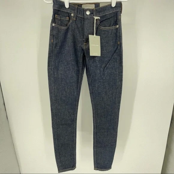 EVERLANE NWT MID-RISE BLUE SKINNY JEANS - Picture 4 of 9